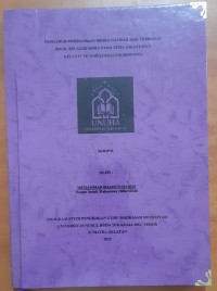 Image of Pengaruh Penggunaan Media Gambar Seri Terhadap Hasil Belajar Siswa Pada Tema 4 Subtema 1 Kelas IV MI Subulussalam Sriwangi