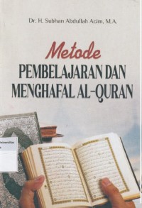 Image of Metode  Pembelajaran dan Menghafal Al-Quran