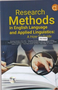 Image of Research Methods In English Language And Applied Linguistics