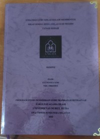 Image of Strategi Guru Kelas Dalam Membentuk Sikap Sosial Siswa Kelas II SD Negeri Tanah Merah