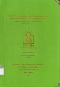 Image of Efektivitas Metode Syawir untuk Meningkatkan Pemahaman Kitab Sulam Taufiq Santri Unit Al-Umami Pondok Pesantren Nurul Huda Sukaraja