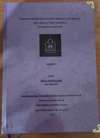 Image of Pengaruh Metode Studi Outdoor Terhadap Hasil Belajar Siswa Kelas IV Tema 2 Subtema 1 SD Negeri 01 Gumawang