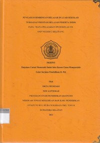 Image of Pengaruh Bimbingan Belajar di Luar Sekolah terhadap Prestasi Belajar Peserta Didik pada Mata Pelajaran IPS di Kelas VII SMP Negeri 2 Belitang