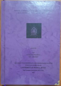 Image of Manajemen Kepala Sekolah Dalam Meningkatkan Mutu Pendidikan di SD Negeri Cipta Muda