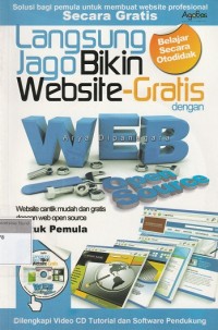 Image of Langsung Jago Bikin Website - Gratis dengan Web Open Source